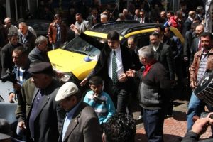 Ardahan'da Ak Parti Milletvekillerine coşkulu karşılama
