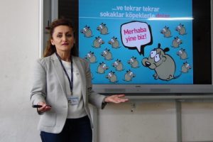 Bursa Nil&uuml;fer'in veterinerleri &ouml;ğrencileri bilgilendirdi