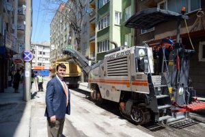 Bursa Osmangazi'de yollar yenileniyor