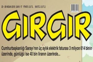 Ak Saray'ın elektrik faturası Gırgır'a kapak oldu!