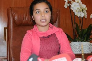 Fatma Şahin, koltuğunu minik Sude'ye verdi !