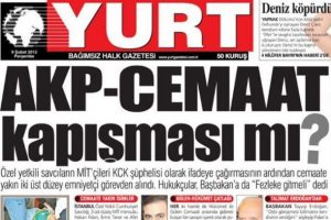Yurt gazetesinde Genel Yayın Y&ouml;netmeni depremi yaşandı