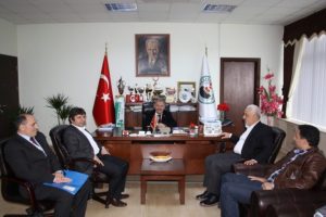 İMSİAD y&ouml;netiminden Yener Acar'a ziyaret