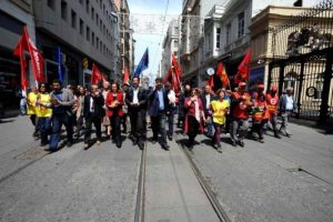 1 Mayıs Tertip Komitesi'nden Şişhane'de anma