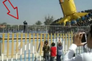 Lunaparktaki feci kaza!