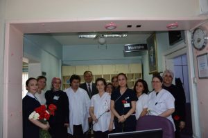 Bursa &Ccedil;ekirge Devlet Hastanesi'nde Ebeler haftası etkinliği