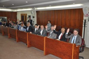 Bursa'da Meclis toplantısında 'Rabia'lı onay