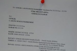 Bursa Gemlik'teki yolsuzluk davasında karar a&ccedil;ıklandı