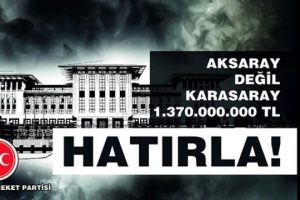 MHP: 'Ak Saray' afişlerimizi zabıta yırtıyor