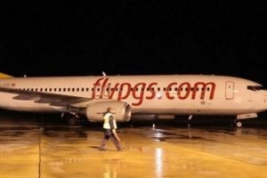 Pegasus u&ccedil;ağına bomba ihbarı asılsız &ccedil;ıktı