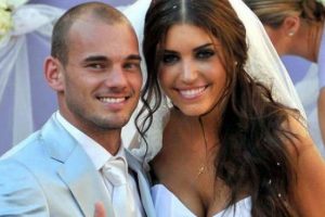 Wesley Sneijder'den Yolanthe Cabau'ya jest...