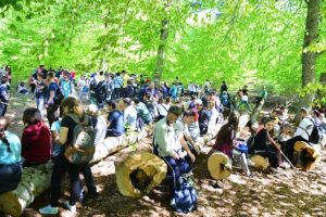 Bursa İnegöl'de doğa yürüyüşüne büyük katılım