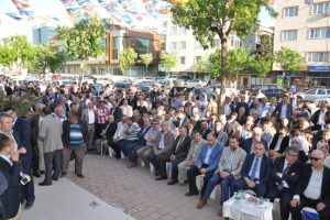Bursa İneg&ouml;l'de Ak Parti se&ccedil;im koordinasyon merkezi a&ccedil;ıldı
