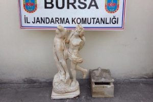 Bursa Mudanya'da tarihi eser operasyonu!