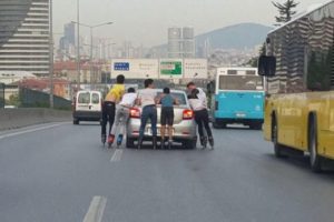 E-5'de pes dedirten paten yolculuğu