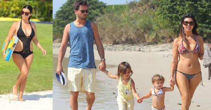 Kourtney Kardashian t&uuml;m doğum kilolarından kurtuldu...