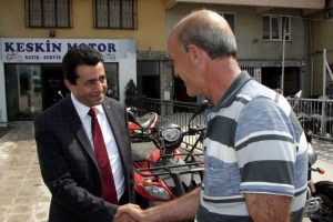 MHP Adayı Zırhlıoğlu esnaf ziyaretindeydi