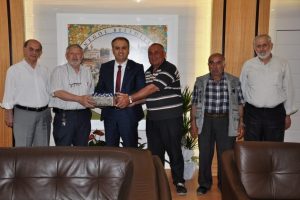 Başkan Aktaş'a Kıbrıs Gazileri'nden ziyaret