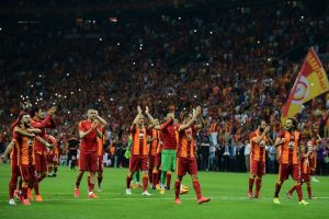 Galatasaray camiasında şampiyonluk coşkusu!