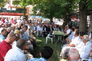 Başkan Yıldız i&ccedil;in taziye &ccedil;adırı