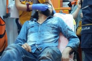 Cinayet davası &ouml;ncesi adliye &ouml;n&uuml; karıştı