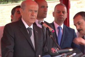 '&Uuml;lk&uuml;c&uuml; Şehitler Anıtı'nda konuştu