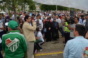 Bursaspor taraftarları umre yolcusu