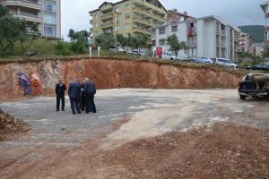 Bursa'da Ayşe Ziver Karataş Camii'nin temeli atıldı.