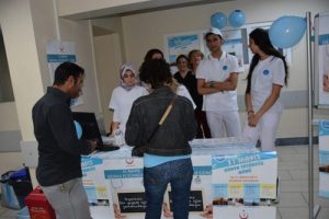 Hastanede stant a&ccedil;ıp sigaranın zararları ve bırakma yollarını anlattılar