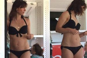 İngiltere Başbakanı Cameron'ın eşi bikiniyle g&ouml;r&uuml;nt&uuml;lendi