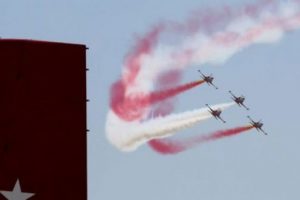 T&uuml;rk Hava Kuvvetleri'nden g&ouml;vde g&ouml;sterisi