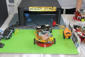 Bursalı &ouml;ğrencilerden maden ocağının ışı ve ısısını &ouml;l&ccedil;en robot
