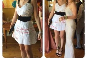 Cinsiyet ayrımcılığına mezuniyet elbisesiyle dur dedi