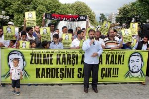 Diyarbakır'da H&uuml;da Par &uuml;yesine y&ouml;nelik saldırı Bursa'da kınandı