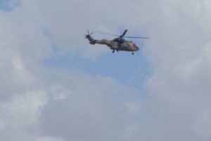 KKTC'deki yangına İngiliz helikopterlerinden m&uuml;dahale desteği