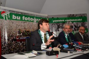 "Bursaspor'un başında yeniden tarih yazmaya hazırız"