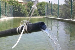 Bursa'da Muratoba sulama havuzu tamam