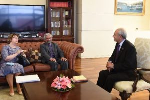 Kılı&ccedil;daroğlu, BM Temsilcisi Malhotra ile g&ouml;r&uuml;şt&uuml;