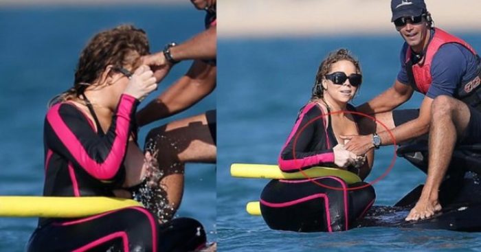 Mariah Carey frikik vermekten son anda kurtuldu...