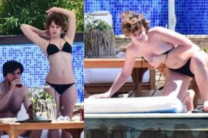 Farah Zeynep Abdullah g&uuml;neşlenirken fena yakalandı...