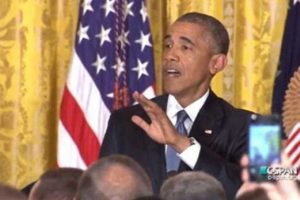 Beyaz Saray'da s&ouml;z&uuml; kesilen Obama'dan sert tepki
