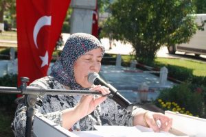Bursa Mudanya'da Şehit Ş&uuml;kr&uuml; &Ccedil;avuş 95 yıl sonra dualarla anıldı