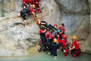 Romanya'dan gelip Bursa'da tatbikat yaptılar