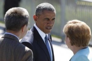Obama ile Merkel Yunanistan'ı g&ouml;r&uuml;şt&uuml;