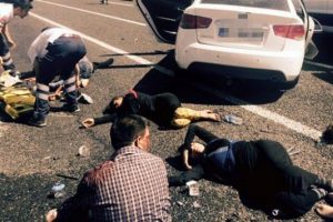 Erzurum'da trafik kazası: 11 yaralı