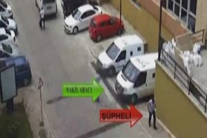1 milyon liralık vurgun kamerada