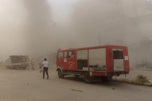 Suriye'de 24 saat i&ccedil;inde 16 varil bombası atıldı