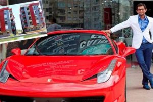 Ferrarili m&uuml;teahhidin sitesi madde bağımlılarına kaldı!