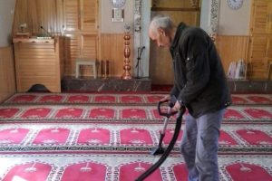 Bursa Yıldırım'da ibadethanelere Ramazan temizliği