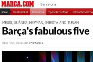 "Bar&ccedil;a'nın efsanevi beşlisi"